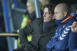 Thomas Frank, cheftr�ner (Br�ndby IF), Claus N�rgaard, assistenttr�ner (Br�ndby IF)