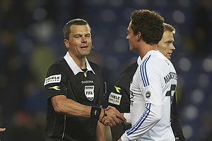 Michael Tykgaard, dommer, Georg Margreitter (FC K�benhavn)