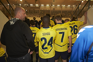 Claus Nrgaard, assistenttrner (Brndby IF), Franck Semou (Brndby IF), Thomas Kahlenberg (Brndby IF)