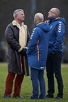 Aldo Petersen, bestyrelsesformand (Brndby IF), Per Rud, sportschef (Brndby IF), Anders Bay, kommunikations-marketingdirektr (Brndby IF)