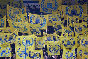 Brndbyfans med to-pindsflag