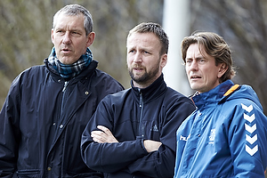 Kim Vilfort, talentchef (Brndby IF), Anders Bjerregaard, Thomas Frank, cheftrner (Brndby IF)