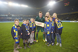 Man of the match sponsor med Lukas Hradecky (Brndby IF)