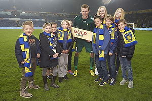 Man of the match sponsor med Lukas Hradecky (Brndby IF)