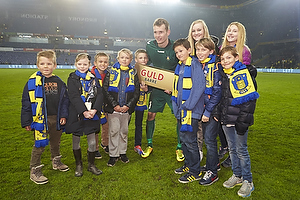 Man of the match sponsor med Lukas Hradecky (Brndby IF)