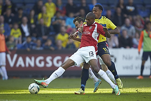 Michael Christensen (FC Vestsjlland), Kenneth Zohore (Brndby IF), Jean-Claude Bozga (FC Vestsjlland)