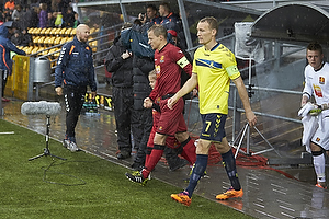 Nikolaj Stokholm, anfrer (FC Nordsjlland), Thomas Kahlenberg, anfrer (Brndby IF)
