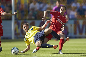 Johan Elmander (Brndby IF), Daniel Agger (Liverpool FC)