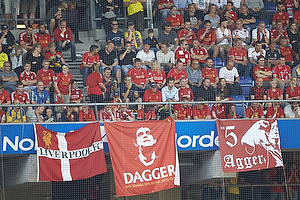 Banner der hylder Daniel Agger (Liverpool FC)
