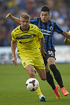 Michael Almebck (Brndby IF), Nicolas Castillo (Club Brugge KV)
