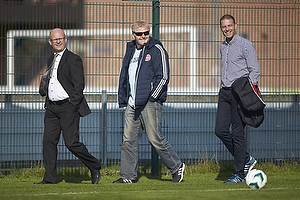 Per Rud, sportschef (Brndby IF), Peter Bonde, assistenttrner (Danmark A-landshold), Jess Thorup, U-21 landstrner (Danmark)