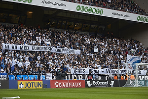 FCK-fans med banner