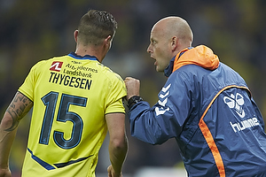 Mikkel Thygesen (Brndby IF), Claus Nrgaard, assistenttrner (Brndby IF)