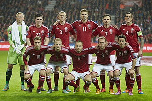 Kasper Schmeichel (Danmark), Pierre Emilie Hjbjerg (Danmark), Simon Kjr (Danmark), Nicklas Bendtner (Danmark), William Kvist Jrgensen (Danmark), Daniel Agger, anfrer (Danmark), Christian Eriksen (Danmark), Nicolai Boilesen (Danmark), Lars Jacobsen (Danmark), Michael Krohn-Dehli (Danmark), Lasse Vibe (Danmark)