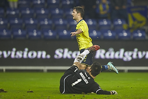 Riza Durmisi, mlscorer (Brndby IF), Thomas Mikkelsen (FC Vestsjlland)