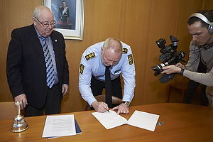 Ib Terp, borgmester (Brndby Kommune), Kim Christiansen (Kbenhavns Vestegns Politi)