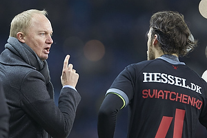 Glen Riddersholm, cheftrner (FC Midtjylland), Erik Sviatchenko, anfrer (FC Midtjylland)