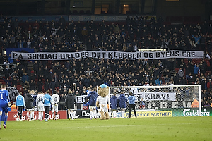 FCK-fans med banner