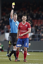 Benjamin Svedborg, dommer, Peter Nymann (FC Vestsjlland)