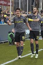 Christian Nrgaard, mlscorer (Brndby IF), Ferhan Hasani (Brndby IF)