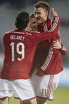 Nicklas Bendtner, mlscorer (Danmark), Thomas Delaney (Danmark)