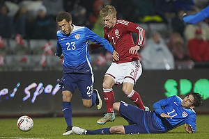 Fabian Johnson (USA), Daniel Wass (Danmark), Alejandro Bedoya (USA)