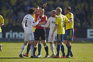 Thomas Delaney, anfrer (FC Kbenhavn), Michael Tykgaard, dommer, Johan Larsson (Brndby IF), Steve De Ridder (FC Kbenhavn)