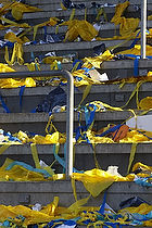 Sydsiden med resterne af tifoen