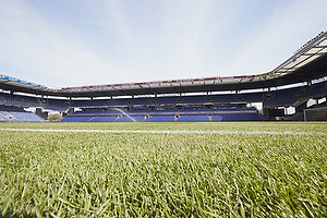 Det nye grstppe p Brndby Stadion