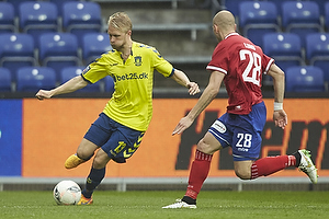 Johan Larsson (Brndby IF), Michael Lumb (FC Vestsjlland)