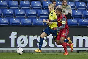 Johan Larsson (Brndby IF), Patrick Mtiliga, anfrer (FC Nordsjlland)