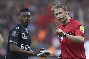 Patrick Banggaard (FC Midtjylland), Jens Maae, dommer