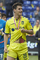 Dario Dumic (Brndby IF) med bronze medaljer