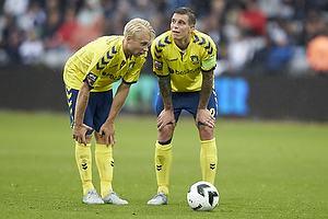 Johan Larsson (Brndby IF), Daniel Agger, anfrer (Brndby IF)