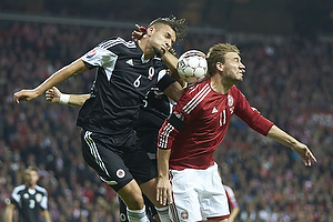 Djimsiti Berat (Albanien), Nicklas Bendtner (Danmark)