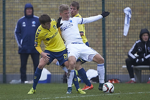 Malthe Johansen (Brndby IF), Andreas Cornelius (FC Kbenhavn)
