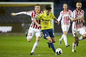 Christian Nrgaard (Brndby IF), Nicolaj Thomsen (Aab)