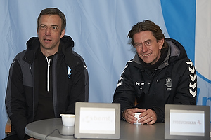 Allan Kuhn, cheftrner (Malm FF), Thomas Frank, cheftrner (Brndby IF)