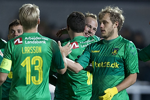 Magnus Eriksson, mlscorer (Brndby IF), Johan Larsson, anfrer (Brndby IF), Teemu Pukki (Brndby IF)