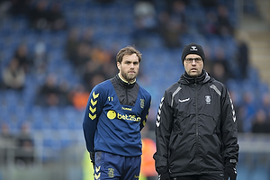 Johan Elmander (Brndby IF), Claus Nrgaard, assistenttrner (Brndby IF)