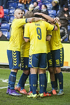 Magnus Eriksson (Brndby IF), Teemu Pukki (Brndby IF), Christian Nrgaard (Brndby IF)
