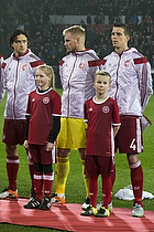 Daniel Agger (Danmark), Kasper Schmeichel (Danmark), Thomas Delaney (Danmark)
