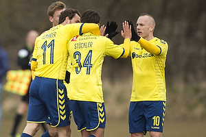 Johan Elmander (Brndby IF), Daniel Stckler (Brndby IF), Magnus Eriksson (Brndby IF)