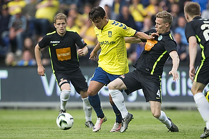 Daniel Stckler (Brndby IF), Jacob Egeris (Viborg FF)