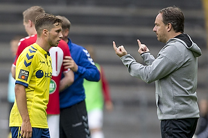 Alexander Zorniger, cheftrner (Brndby IF), Andrew Hjulsager (Brndby IF)