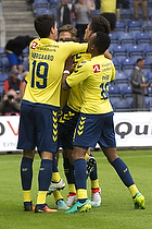 Christian Nrgaard (Brndby IF), Lebogang Phiri (Brndby IF)