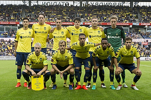 Svenn Crone (Brndby IF), Benedikt Rcker (Brndby IF), Kamil Wilczek (Brndby IF), Christian Nrgaard (Brndby IF), Martin Albrechtsen (Brndby IF), Frederik Rnnow (Brndby IF), Johan Larsson, anfrer (Brndby IF), Teemu Pukki (Brndby IF), Hany Mukhtar (Brndby IF), Lebogang Phiri (Brndby IF), Andrew Hjulsager (Brndby IF)
