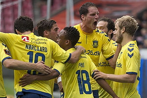 Benedikt Rcker (Brndby IF), Teemu Pukki, mlscorer (Brndby IF), Lebogang Phiri (Brndby IF)