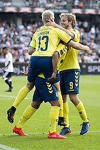 Hany Mukhtar, mlscorer (Brndby IF), Johan Larsson, anfrer (Brndby IF), Teemu Pukki (Brndby IF)