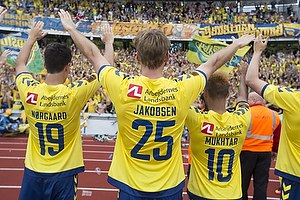 Christian Nrgaard (Brndby IF), Christian Jakobsen (Brndby IF), Hany Mukhtar (Brndby IF)